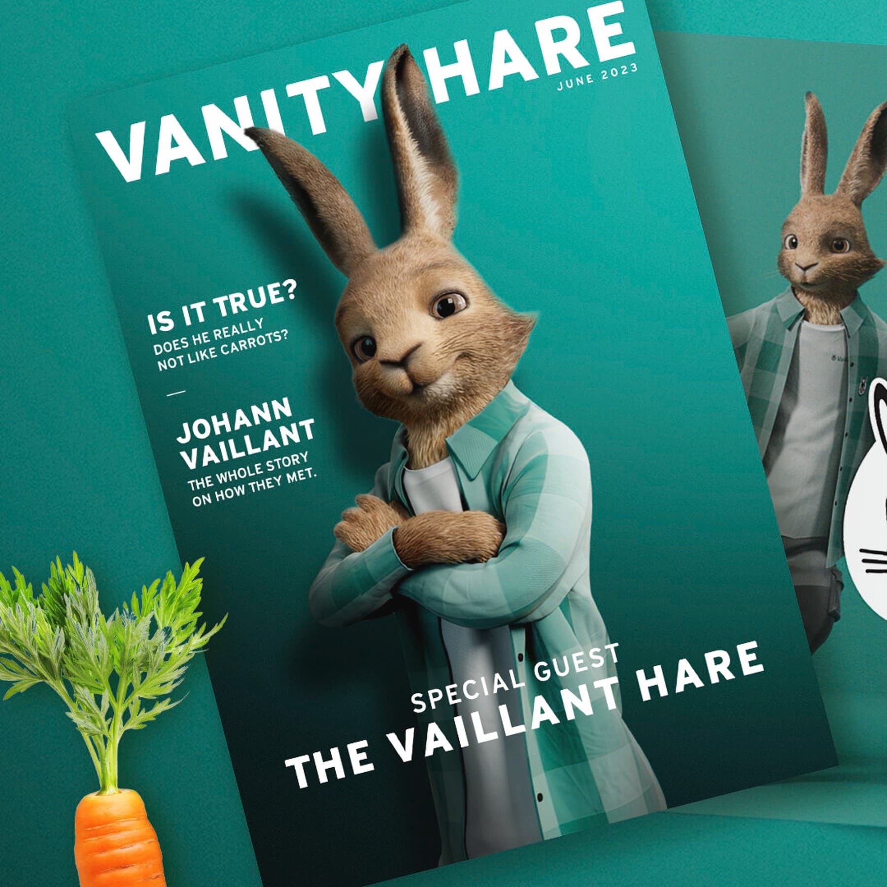 Titulní strana Vanity hare