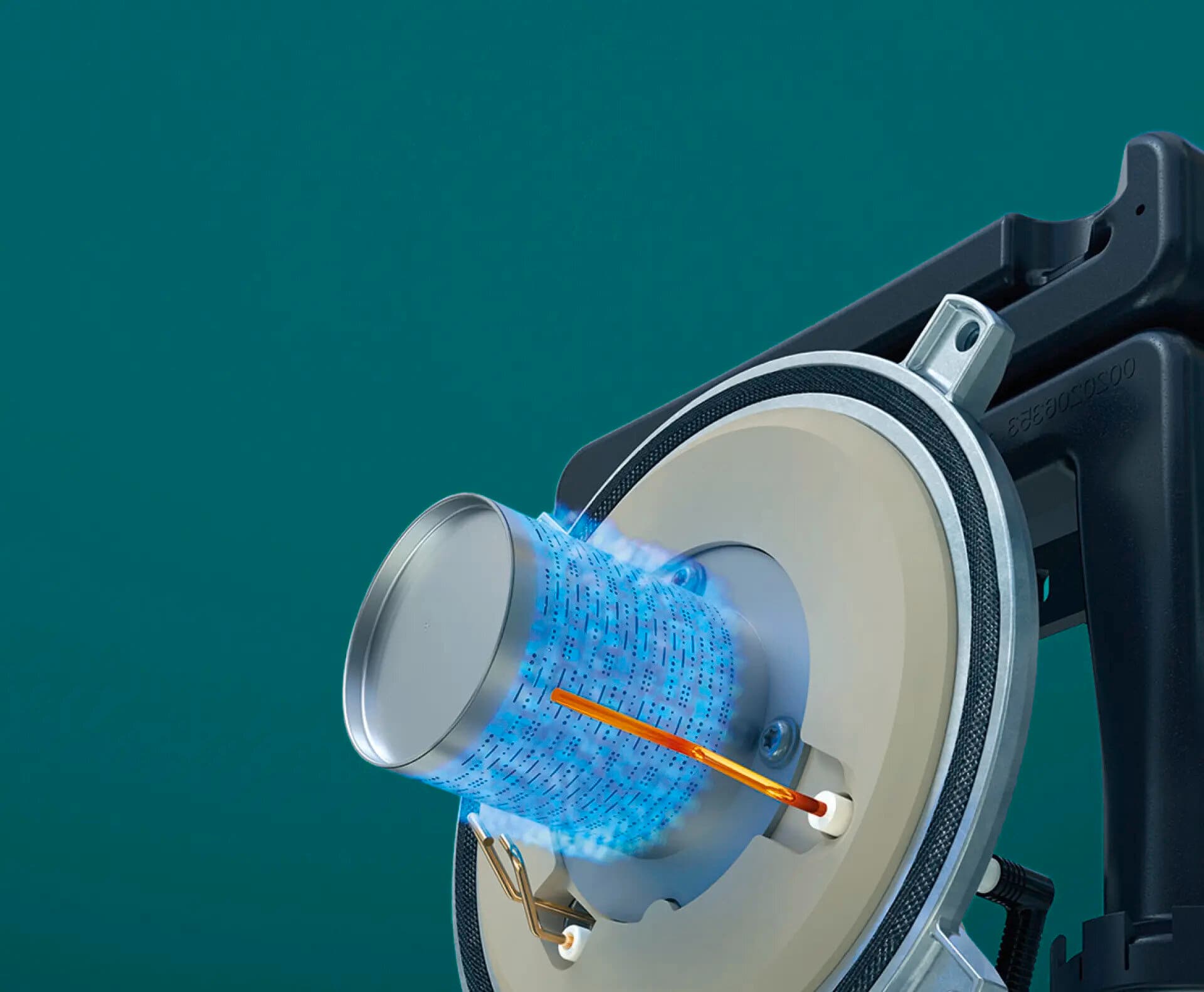 Technický detail z vnitřku kotle