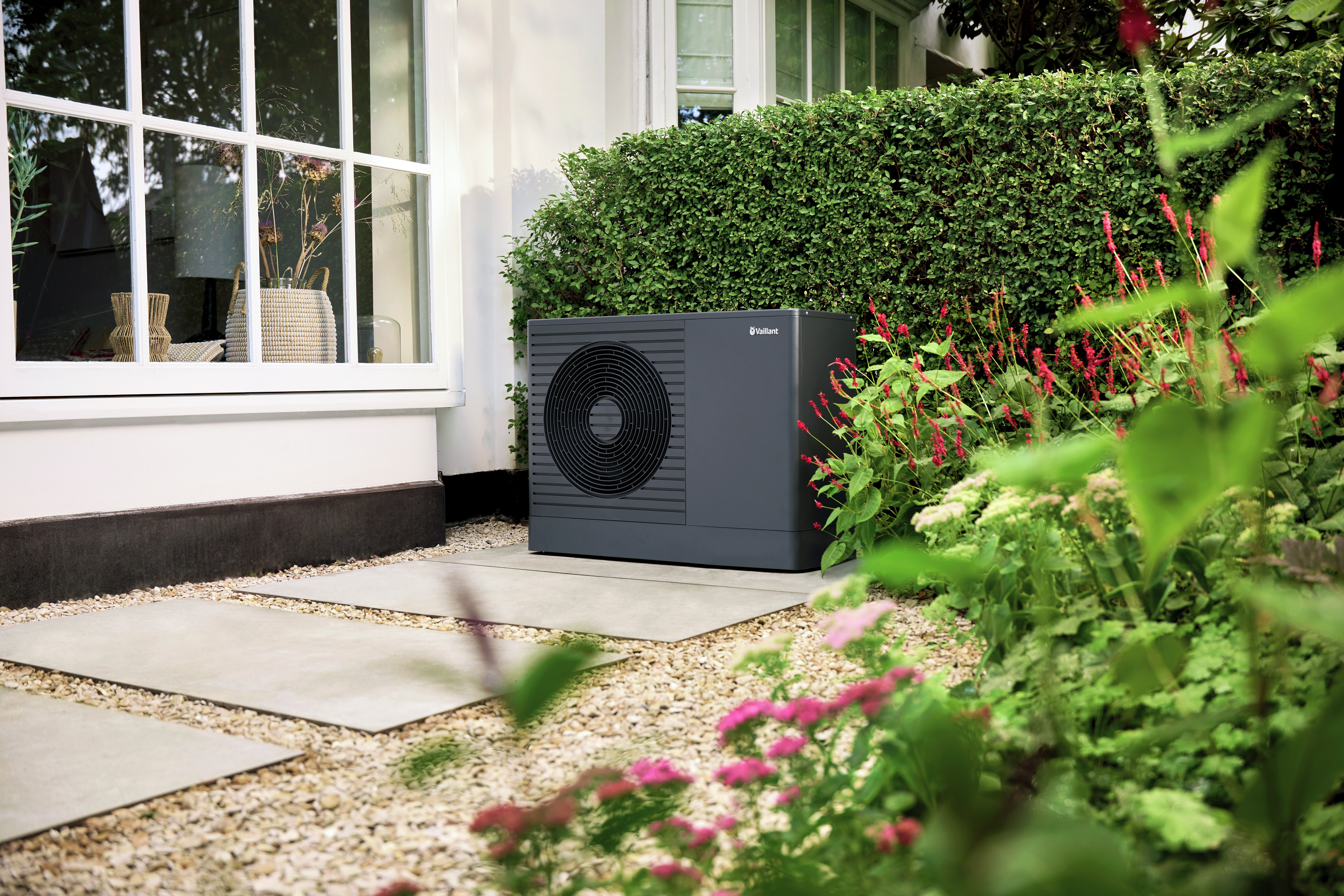 tepelné čerpadlo v zahradě