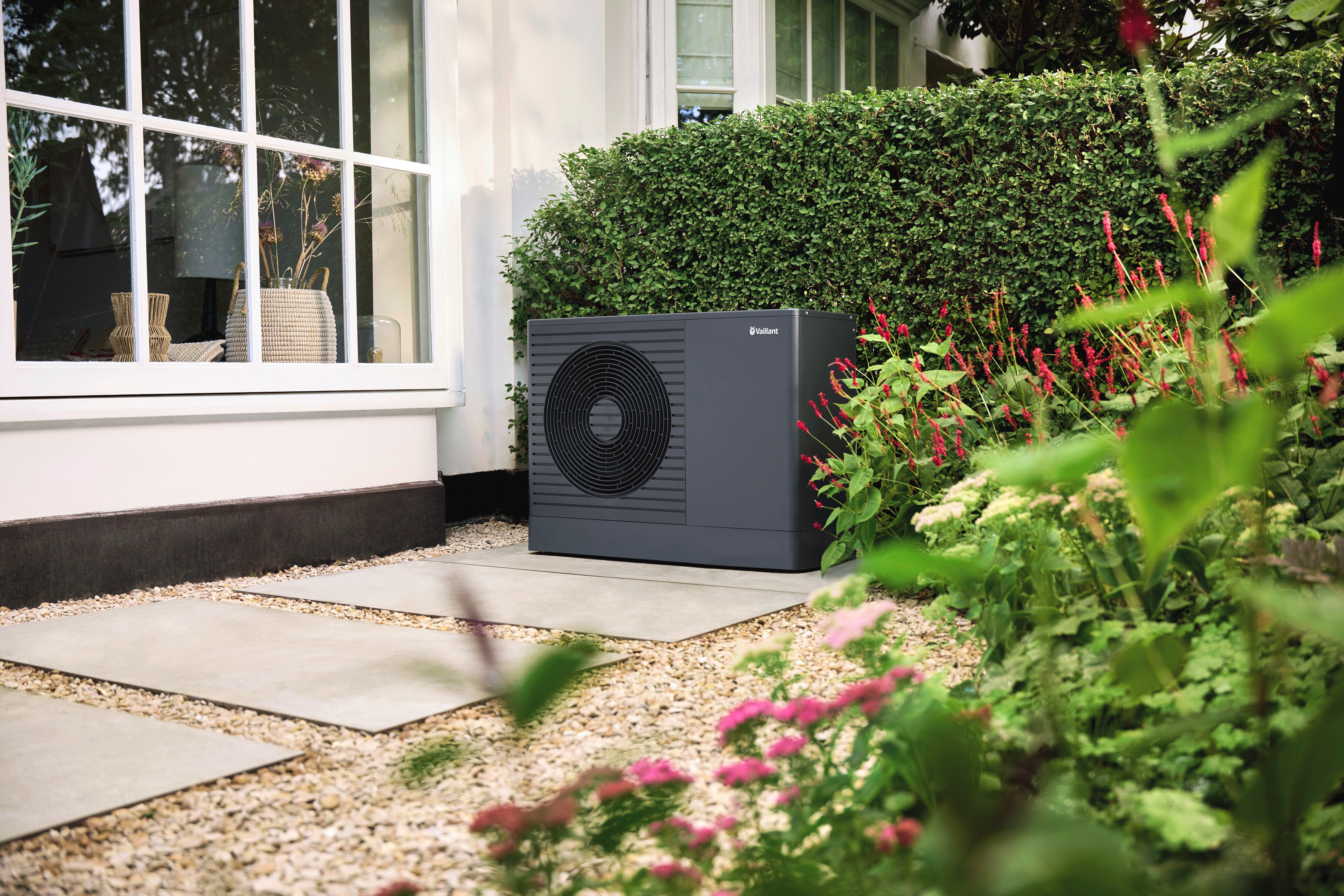 tepelné čerpadlo v zahradě