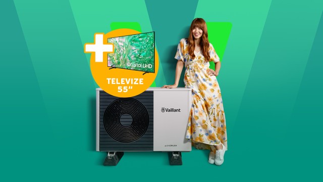 Tepelné čerpadlo a televize ZDARMA v rámci letní akce Vaillant